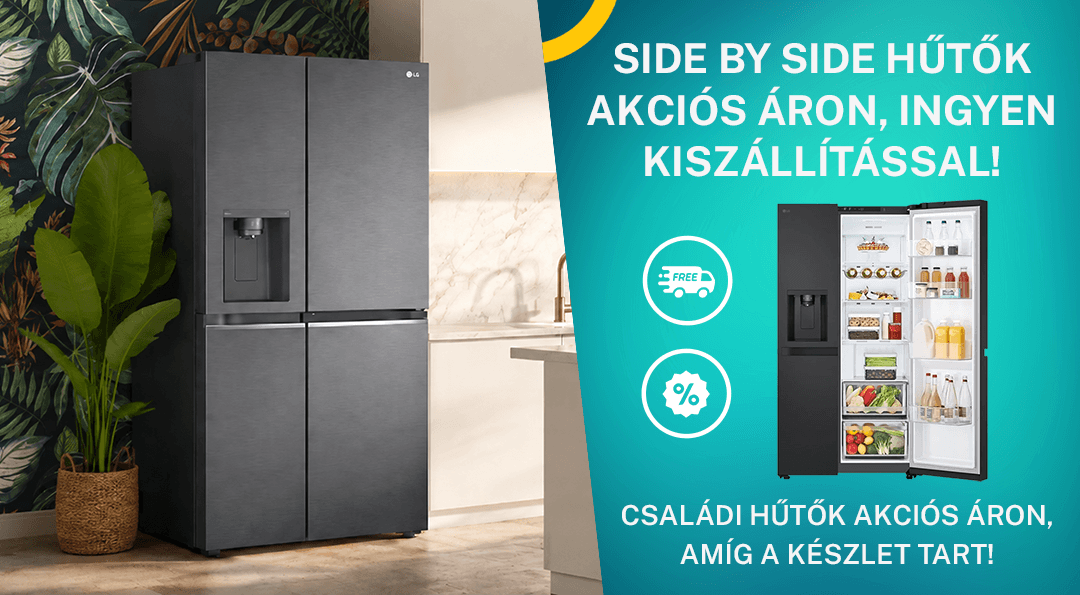 Hűtők és fagyasztók széles választéka – Ingyenes, azonnali kiszállítás!