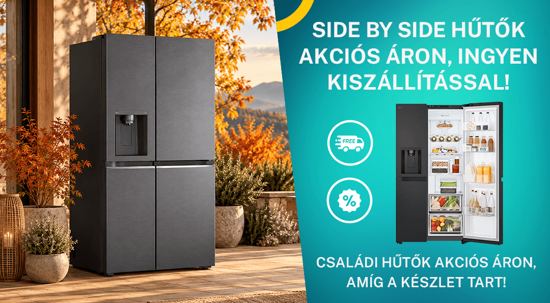 Hűtők és fagyasztók széles választéka – Ingyenes, azonnali kiszállítás!