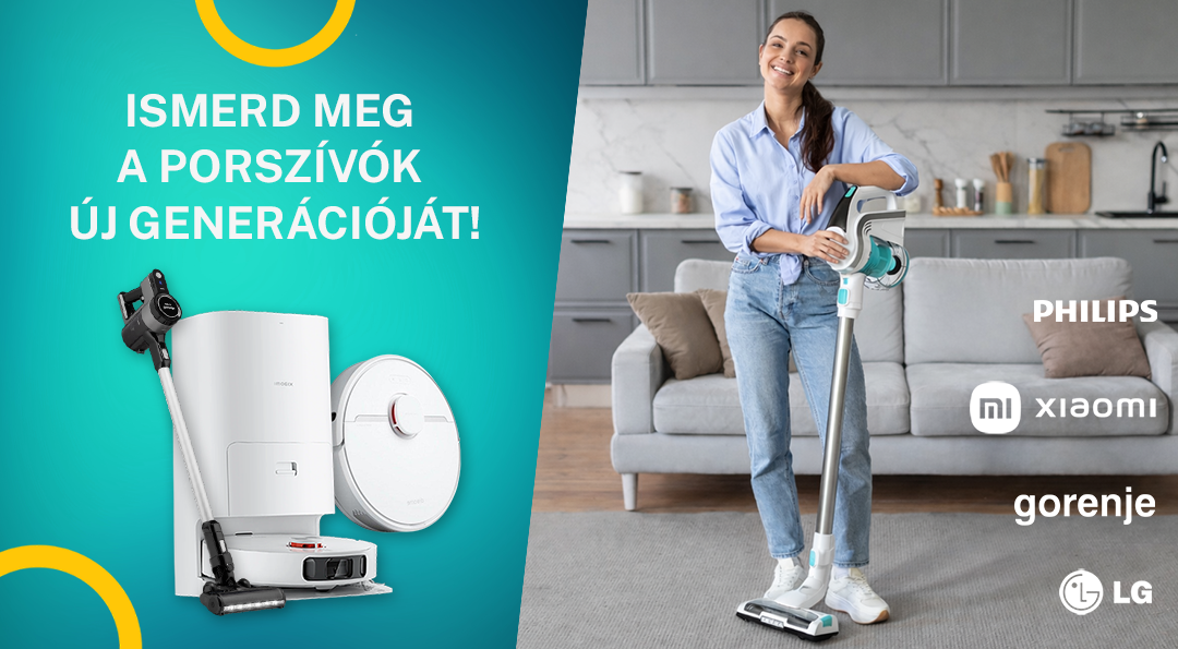 Porszívók webáruházban – vezetékes, vezeték nélküli és robotporszívó választék