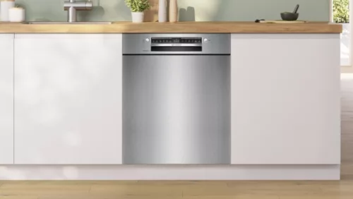 BOSCH SMU4EVS08E Serie|4 Pult alá beépíthető mosogatógép | Nemesacél | 60 cm
