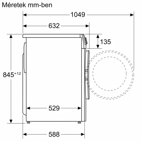 Bosch WGG244Z4BY Serie 6 Elöltöltős mosógép - Szépséghibás termék