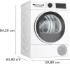 BOSCH WQG243DMBY Serie|6 Hőszívattyús szárítógép