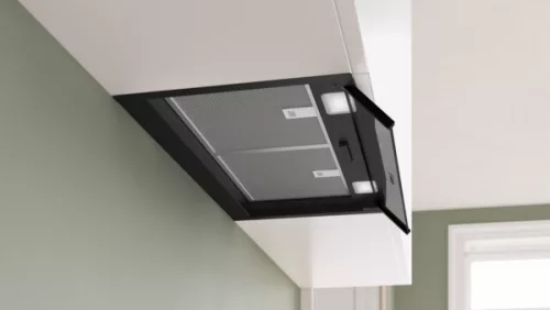 BOSCH DBB65CC60 Serie|4 Integrált beépíthető design páraelszívó | 583 m3/óra | 60 cm | Fekete