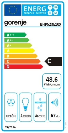 Gorenje páraelszívó BHP 523 E10X