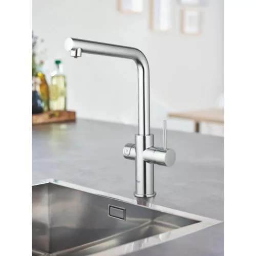 Grohe Blue Home - Mosdókagyló keverő hűtőberendezéssel és szűrővel, krómozott 31454001 (31454001)