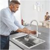 GROHE Blue Home csaptelep készlet szabályozható szénsavadagolóval C alakú kifolyóval, króm (31455001)