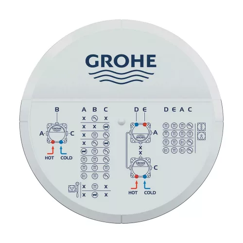 Grohe Phantom Black Rapido SmartBox Univerzális beépítő doboz, 1/2" 35604000