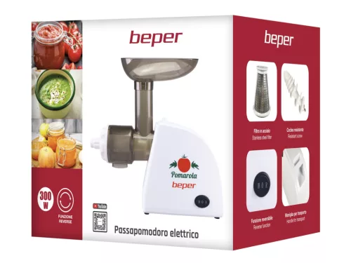 BEPER BP.720 ELEKTROMOS PARADICSOM FACSARÓ,300W (Fehér)