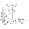 CATA - Páraelszívó GAMMA GLASS 9010 GX - Inox