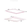 NODOR - Beépíthető indukciós főzőlap NorCoock IH-N8106 BK Hob to Hood Fekete