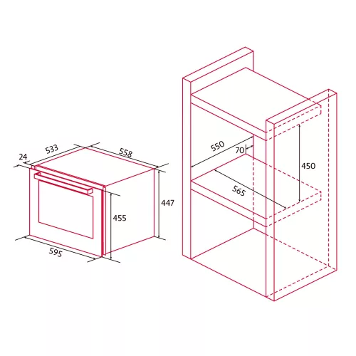 NODOR - Beépíthető borhűtő NorCare VC-4800 DB/A - Fekete
