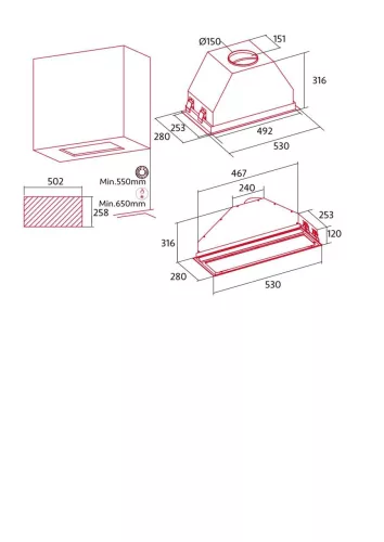 NODOR - Páraelszívó NorBreeze ECLIPSE 60 BK