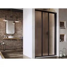 Ravak Supernova ASDP3-90 zuhanyajtó 198 fekete+grape