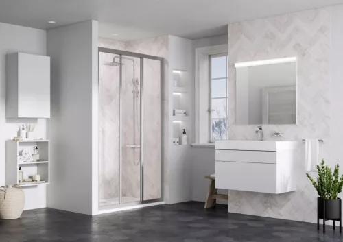 Ravak Supernova ASDP3-90 zuhanyajtó 198 szatén+transparent