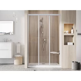   Ravak Supernova ASDP3-130 zuhanyajtó 198 szatén+transparent