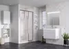Ravak Supernova ASDP3-130 zuhanyajtó 198 szatén+transparent