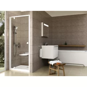 Ravak Pivot PDOP1-80 zuhanyajtó fehér+transparent