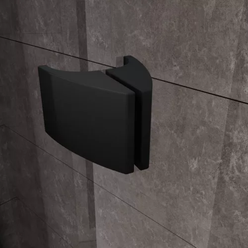 Ravak Pivot PDOP2-100 zuhanyajtó fekete+transparent