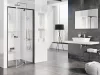 Ravak Pivot PDOP2-110 zuhanyajtó fekete+transparent