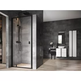 Ravak Nexty NDOP1-80 zuhanyajtó fekete+transparent