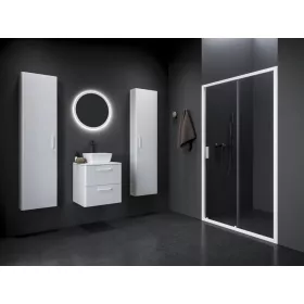 Ravak Blix II NBLDP2 100 zuhanyajtó matt fehér+transparent