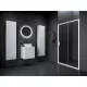 Ravak Blix II NBLDP2 100 zuhanyajtó matt fehér+transparent
