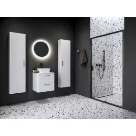 Ravak Blix II NBLDP2 120 zuhanyajtó fekete+transparent