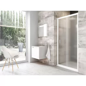 Ravak Blix BLDP2-110 zuhanyajtó fehér+grape