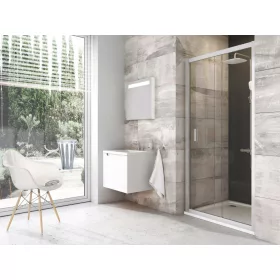 Ravak Blix BLDP2-120 zuhanyajtó krómhatású+transparent