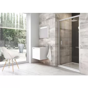 Ravak Blix BLDP2-120 zuhanyajtó szatén+transparent