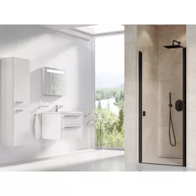 Ravak Chrome CSD1-90 zuhanyajtó fekete+transparent