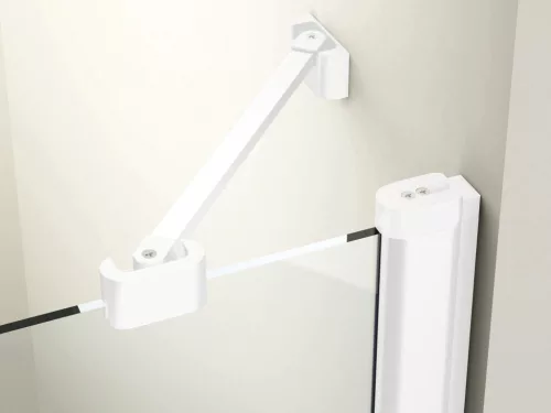 Ravak Chrome CSDL2-90 zuhanyajtó matt fehér+transparent