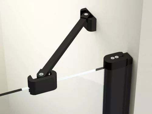 Ravak Chrome CSDL2-110 zuhanyajtó fekete+transparent