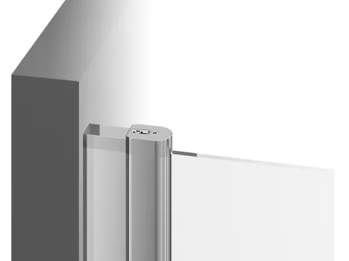 Ravak Chrome CSDL2-110 zuhanyajtó fekete+transparent