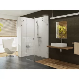 Ravak Brilliant BSDPS-80 bal zuhanykabin króm+transparent