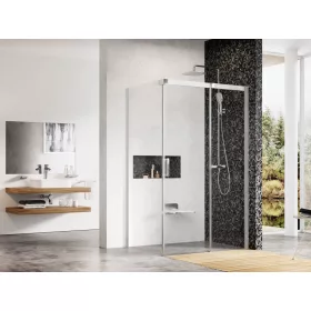   Ravak Matrix MSDPS 100x100 zuhanykabin jobb szatén+transparent
