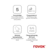 Ravak Matrix MSDPS 100x100 zuhanykabin jobb szatén+transparent