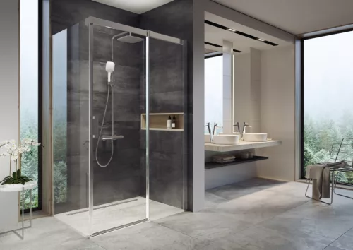 Ravak Matrix MSDPS-120x90 zuhanykabin jobb krómhatású+transparent