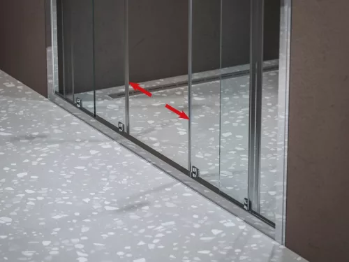 Ravak Blix II NBLDP4 150 zuhanyajtó krómhatású+transparent