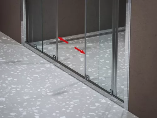Ravak Blix II NBLDP4 150 zuhanyajtó krómhatású+transparent