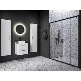 Blix II NBLDP4 170 zuhanyajtó fekete+transparent