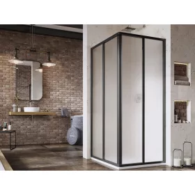   Ravak Supernova SRV2+SRV2 80x80 195 S zuhanykabin fekete+grape