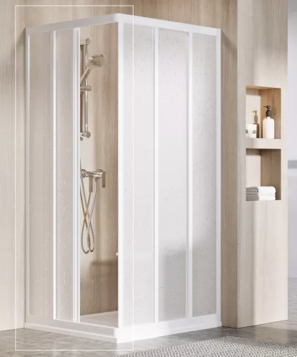 Ravak Supernova ASRV3-80 zuhanykabin 198 fehér+pearl