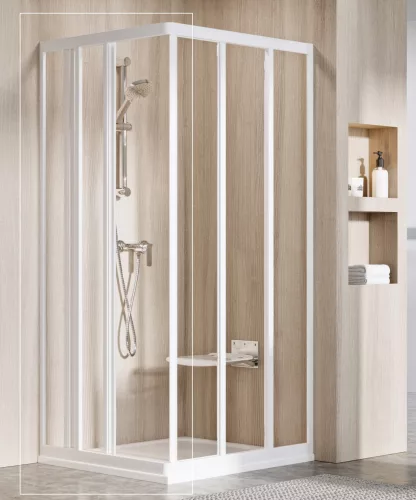 Ravak Supernova ASRV3-90 zuhanykabin 198 fehér+transparent