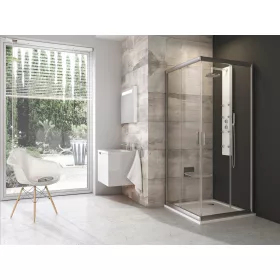 Ravak Blix BLRV2 80x80 zuhanykabin szatén+transparent