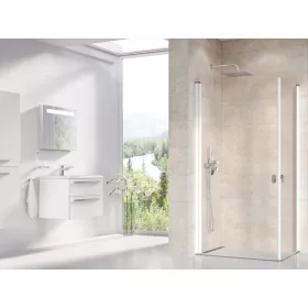   Ravak Chrome CRV1-80 zuhanyajtó fehér+transparent (1 oldal)