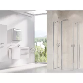   Ravak Chrome CRV2-90 zuhanyajtó krómhatású+transparent (1 oldal)