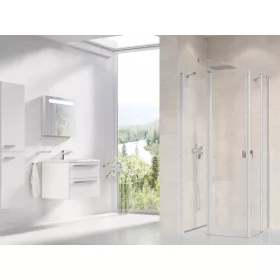   Ravak Chrome CRV2-90 zuhanyajtó szatén+transparent (1 oldal)