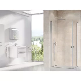   Ravak Chrome CRV1-90 zuhanyajtó szatén+transparent (1 oldal)