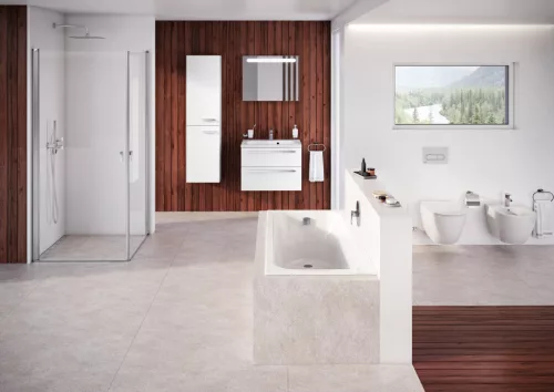 Ravak Chrome CRV1-100 zuhanyajtó krómhatású+transparent (1 oldal)